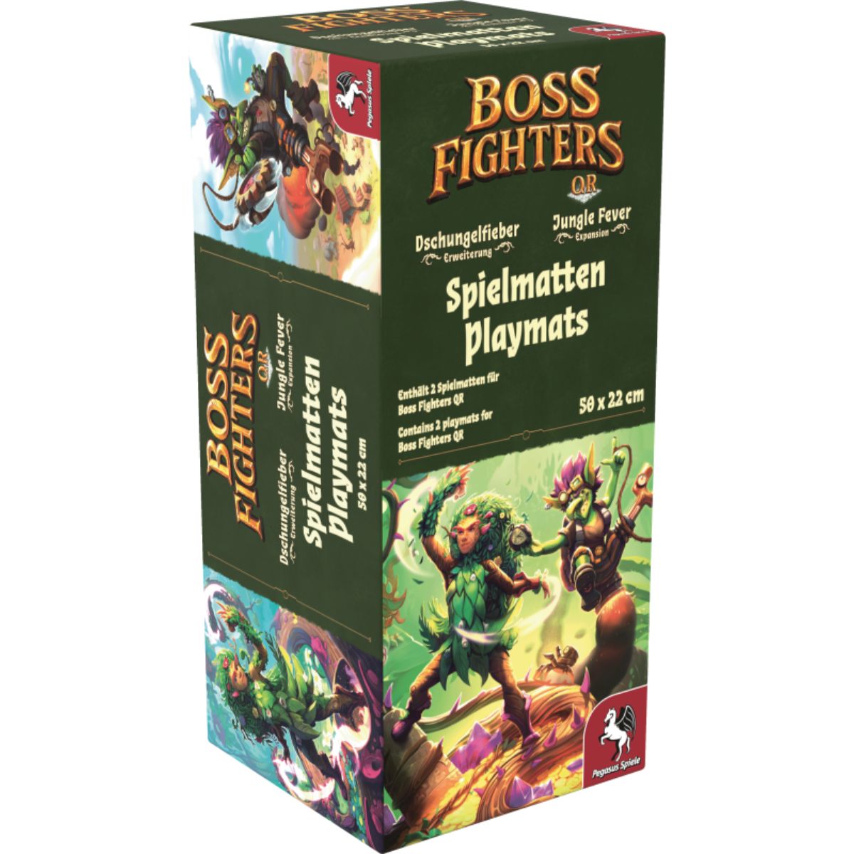 Boss Fighters QR Spielmatten: Dryade und Goblin (2 Stück)