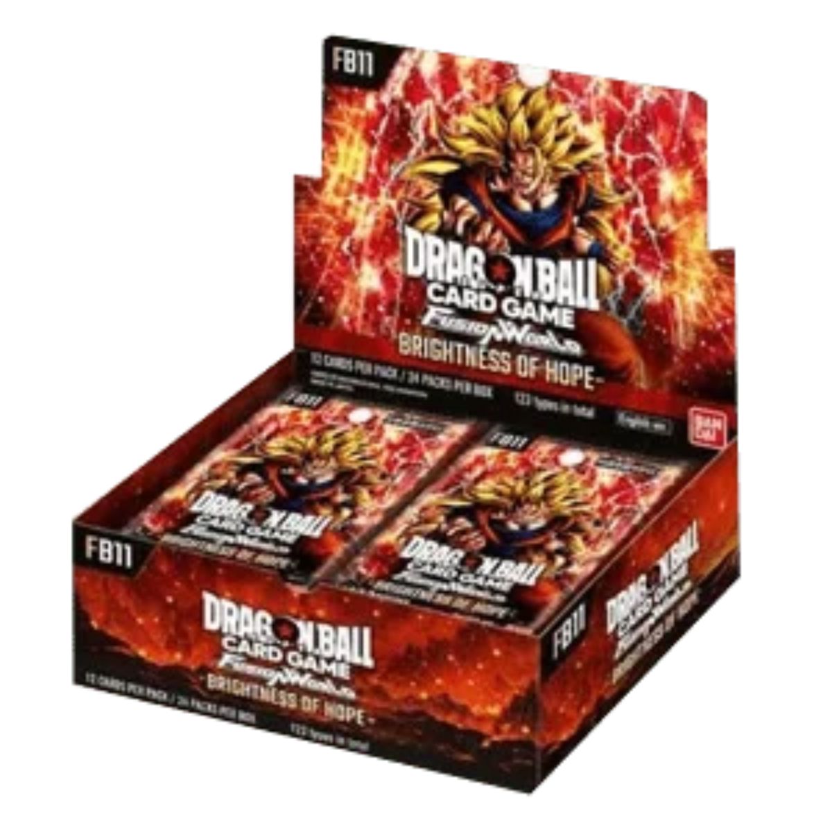 Dragon Ball Super Card Game Masters "Brightness of Hope" FB11 Display