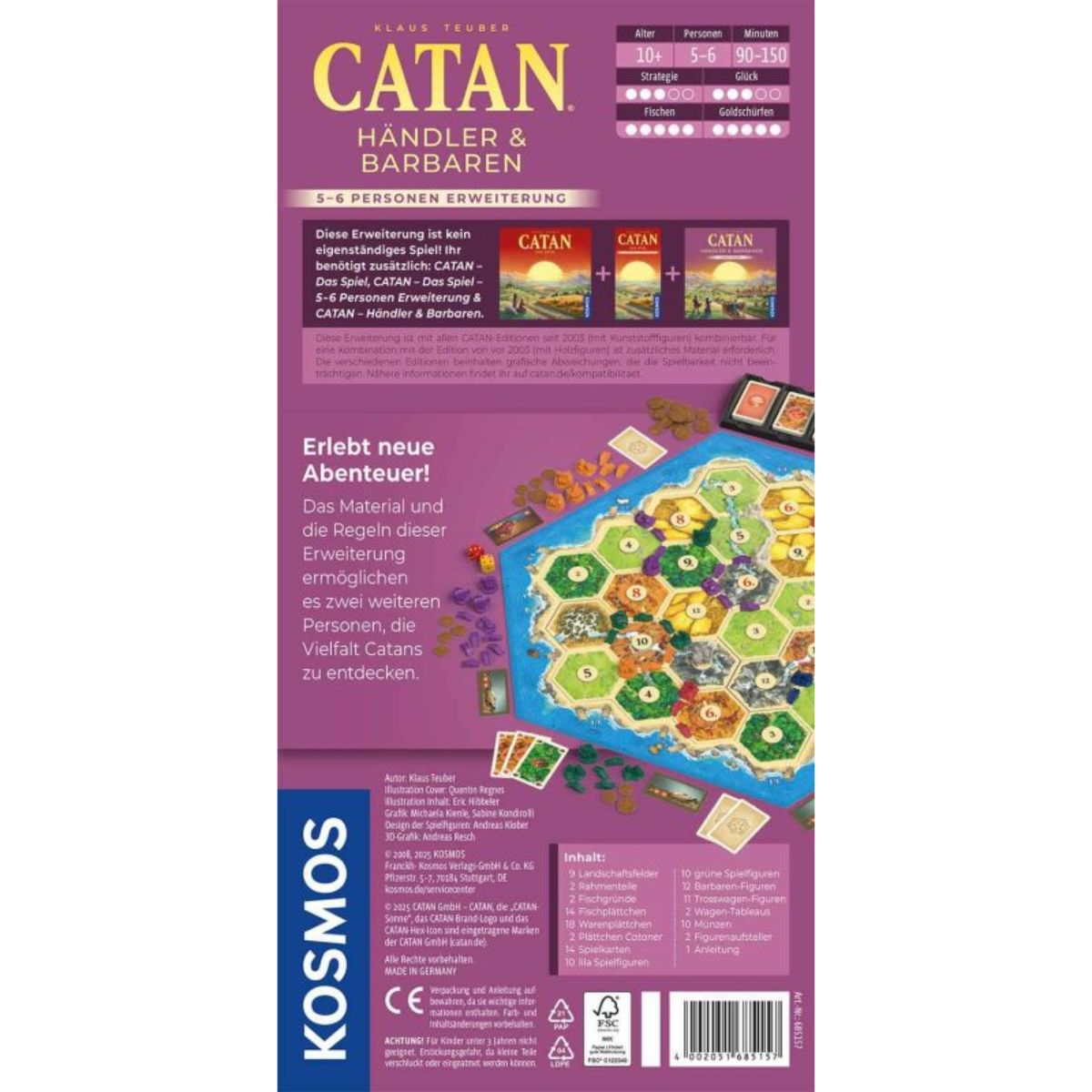 CATAN Händler & Barbaren 5-6 Spieler [Erweiterung] (2025)