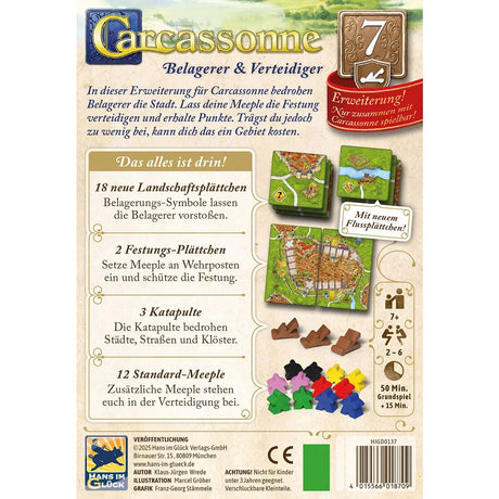 Carcassonne - Erweiterung 7 Belagerer & Verteidiger (v3.1)