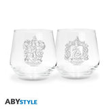 Harry Potter 2 Glass Set Gryffindor & Slytherin Europe