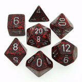 Chessex 7-Würfelset Speckled Silber Volcano