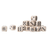 Conquest Yoroni Logo on Parchment Marbled Dice - 24 per pack