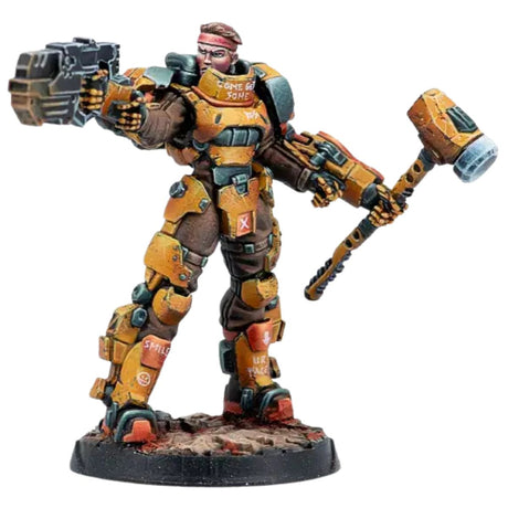 Corvus Belli Infinity Diggers, Armed Prospectors (Chain Rifle)