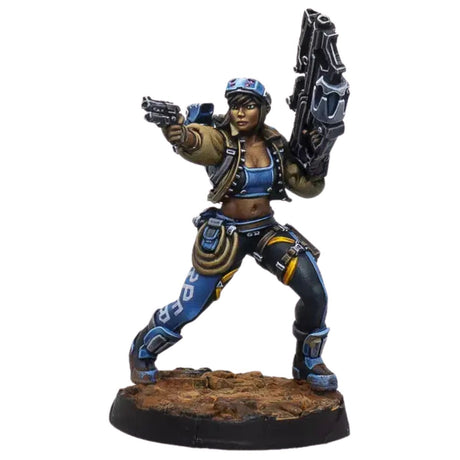 Corvus Belli Infinity Dr. Priya Harper, Archeo-raider (Plasma Carbine)
