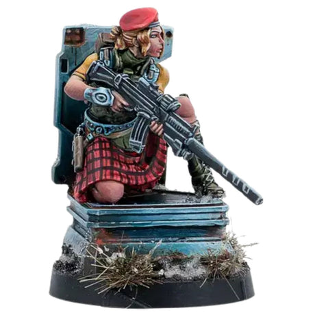 Corvus Belli Infinity Highlander Cateran (T2 Sniper Rifle)