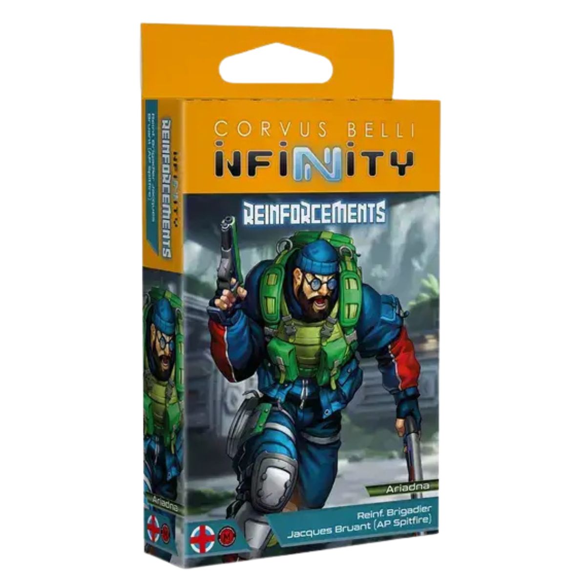Corvus Belli Infinity Reinf. Brigadier Jacques Bruant (AP Spitfire)