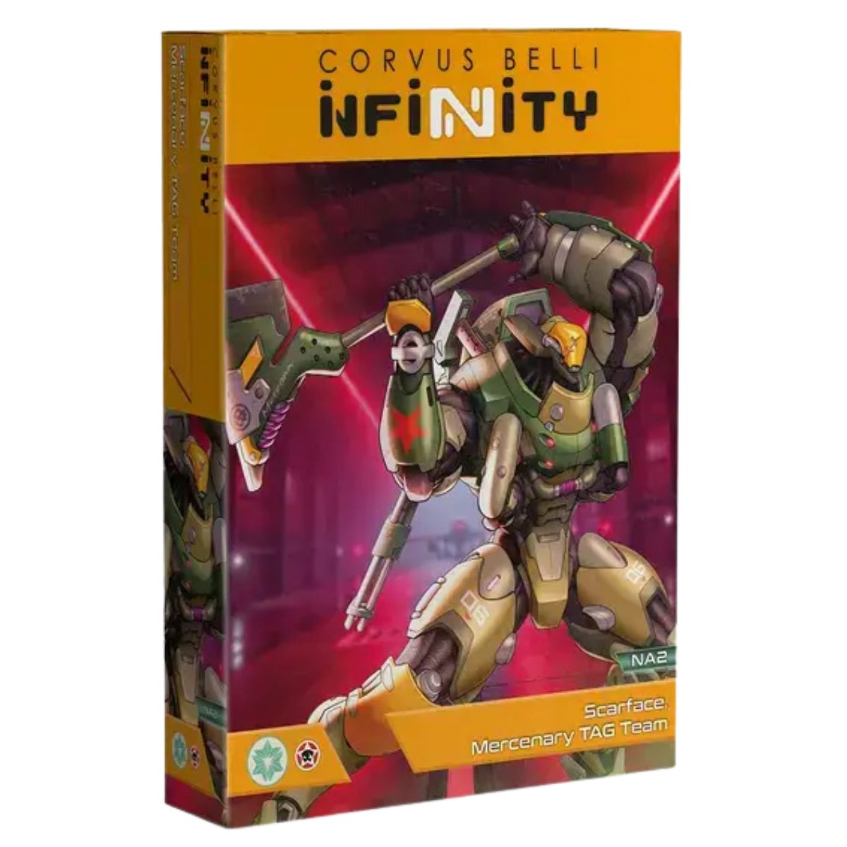Corvus Belli Infinity Scarface & Cordelia. Mercenary Armored Team