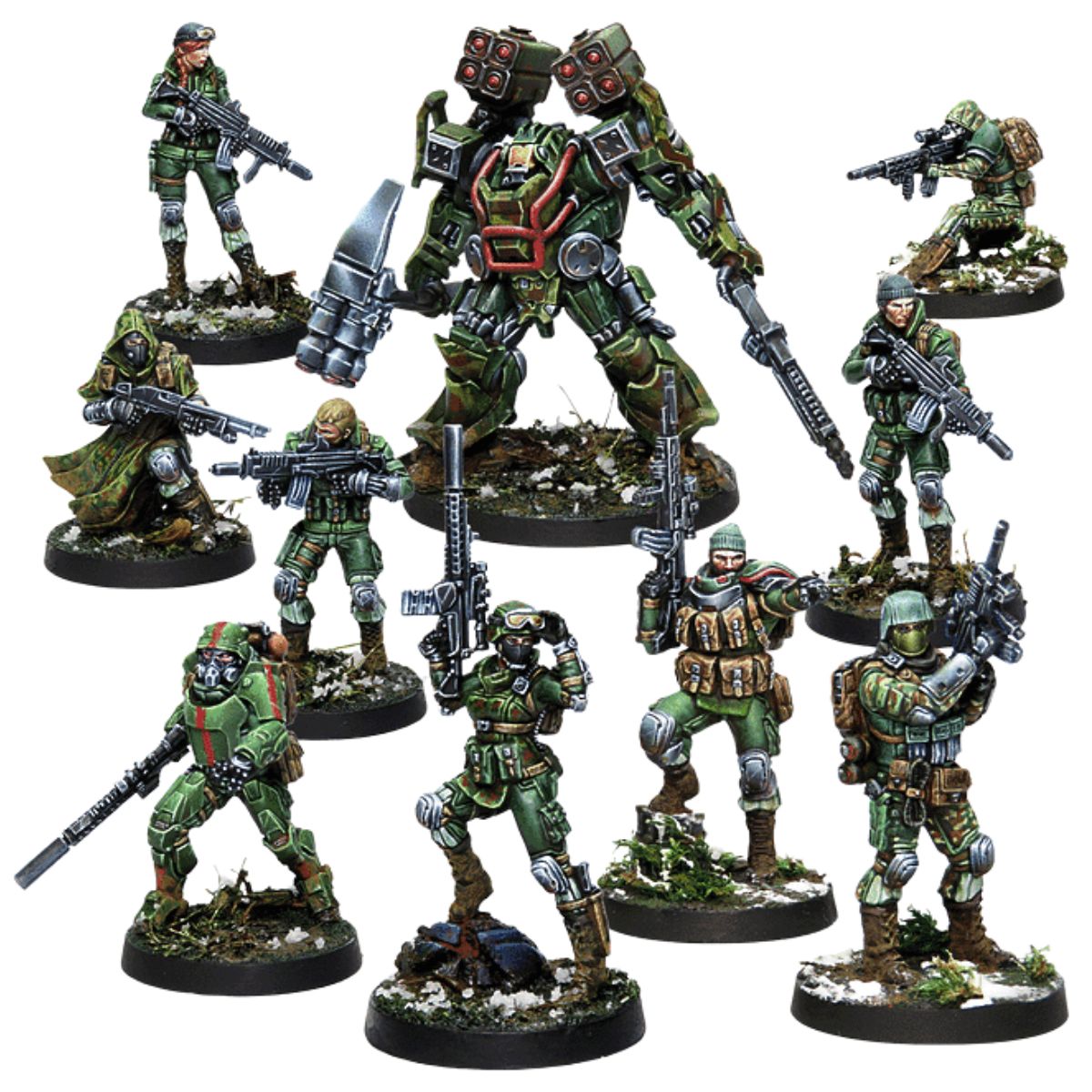 Corvus Belli Infinity Tartary Army Corps Action Pack