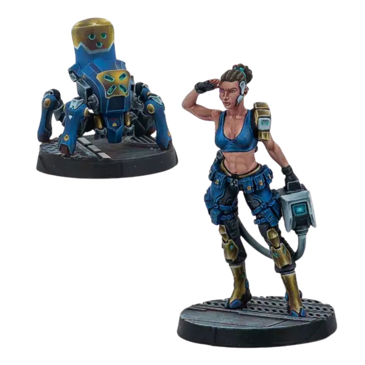 Corvus Belli Infinity Tinker and Zetbot Remote