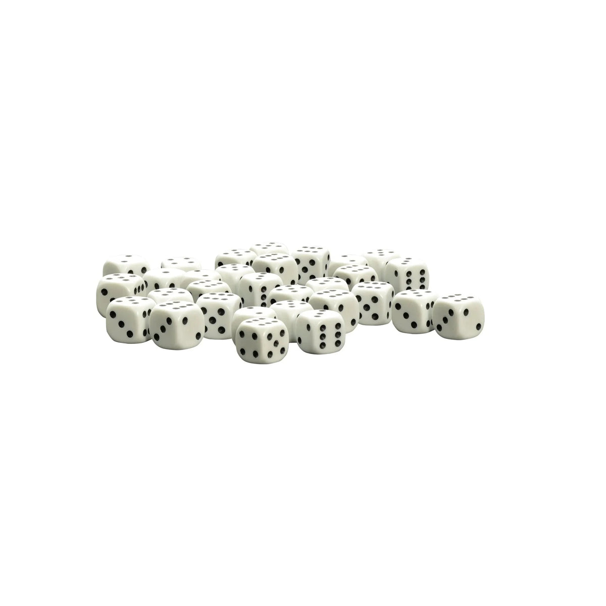 D6 Dice - White (30)