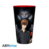 Death Note Large Glass 400ml Light & Misa