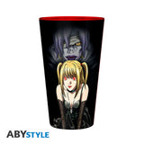 Death Note Large Glass 400ml Light & Misa