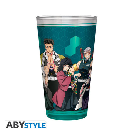 Demon Slayer Premium Large Glass 400ml Pillars