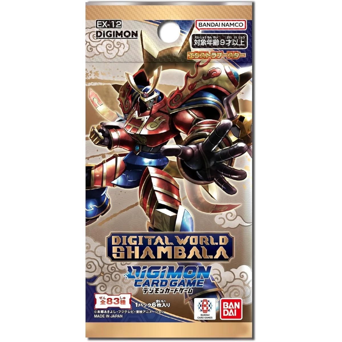Digimon Card Game Digital World Shambala EX-12 Extra Booster Display (24 Packs) Englisch
