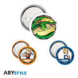 Dragon Ball Badge Pack Dbz/Goku, Vegeta & Shenron X4