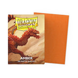 Dragon Shield Standard Size Matte Sleeves - Amber (100 Sleeves)