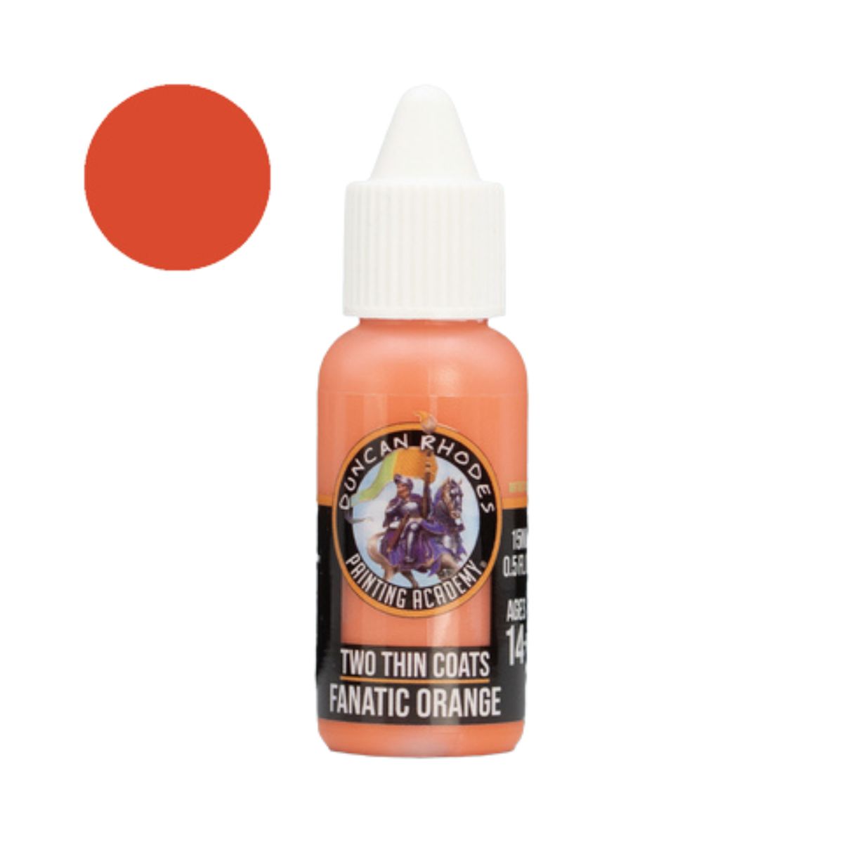 Duncan Rhodes TWO THIN COATS Fanatic Orange