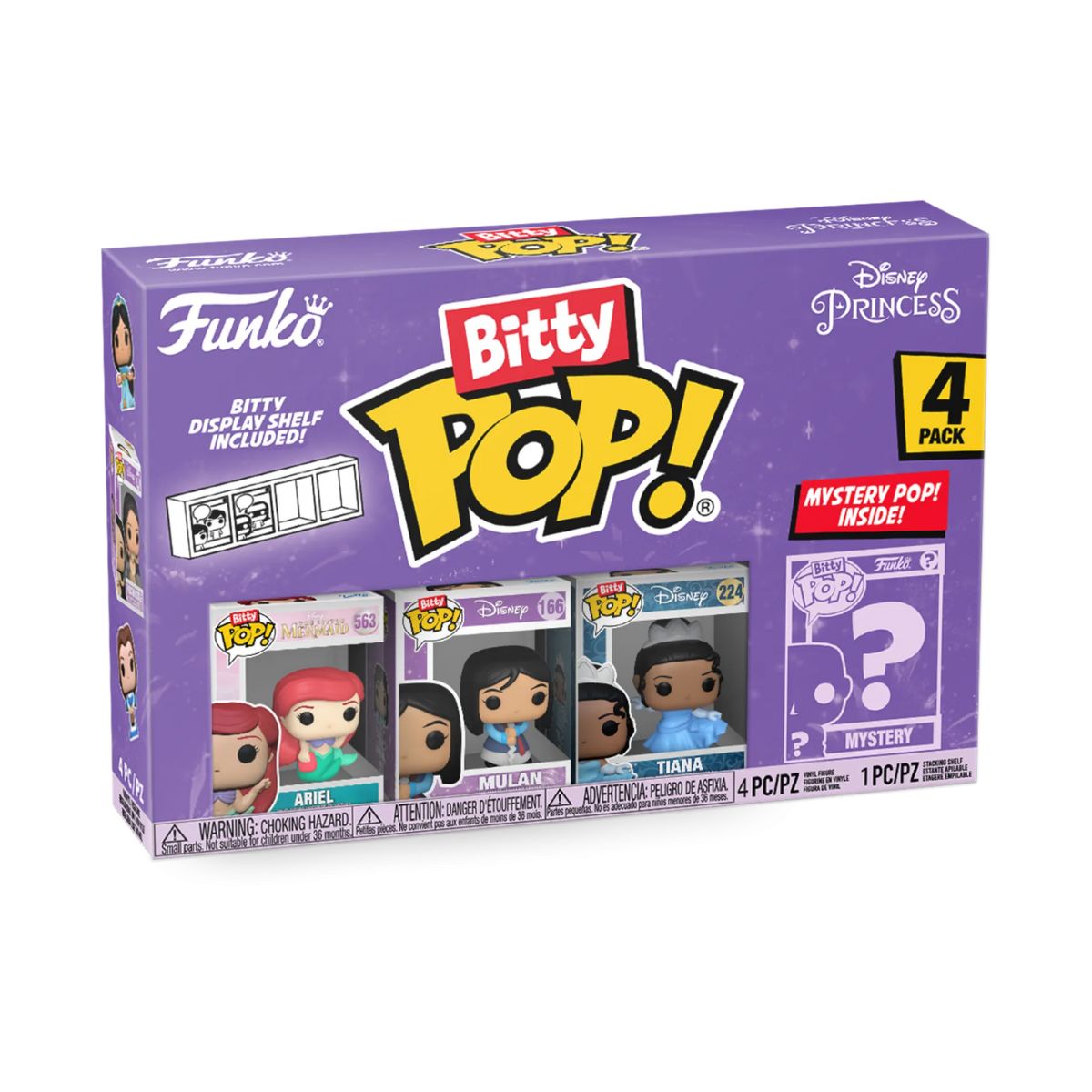 Funky Bitty POP! Disney Princess Ariel (4-Pack Series 1)