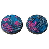 Gamers Grass Alien Infestation Bases, Round 60mm (x2)