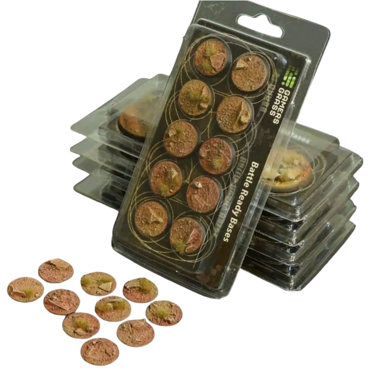 Gamers Grass Badlands Bases, Round 25mm (x10)