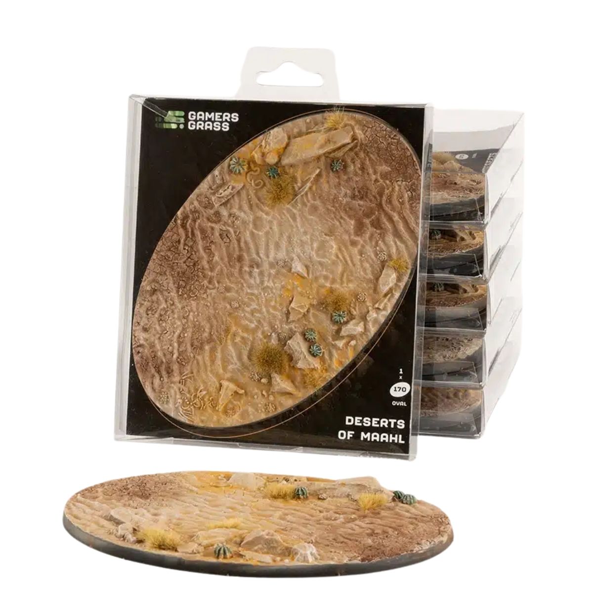 Gamers Grass Deserts of Maahl Bases, Oval 170mm (x1)