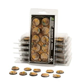 Gamers Grass Deserts of Maahl Bases, Round 25mm (x10)