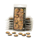 Gamers Grass Deserts of Maahl Bases, Round 28mm (x8)