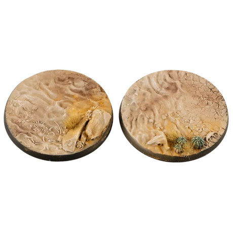 Gamers Grass Deserts of Maahl Bases, Round 60mm (x2)