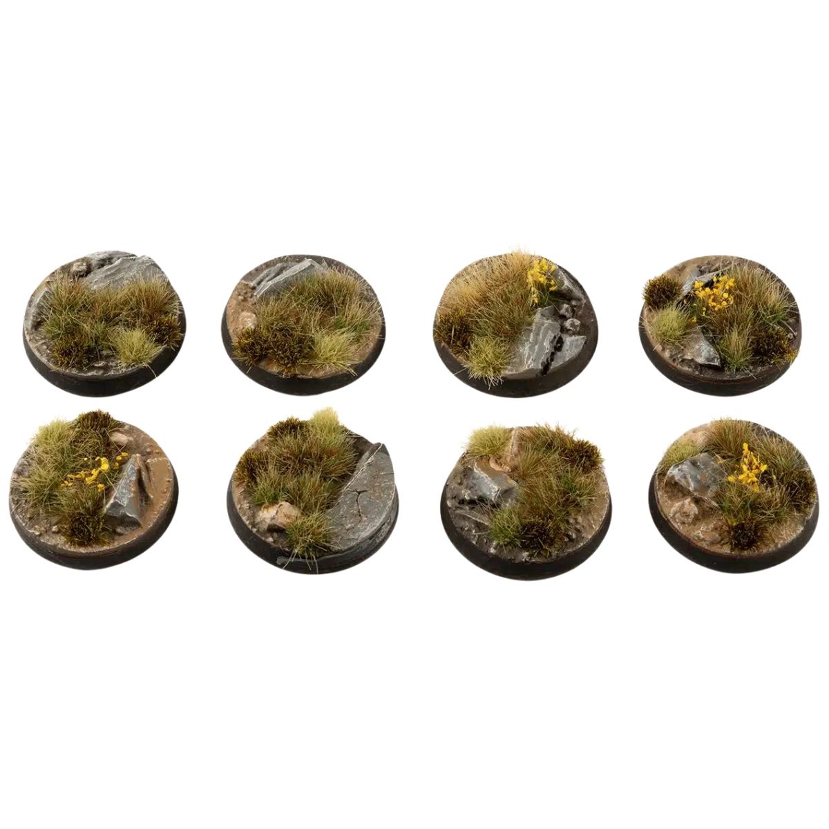 Gamers Grass Highland Bases, Round 28mm (x8)