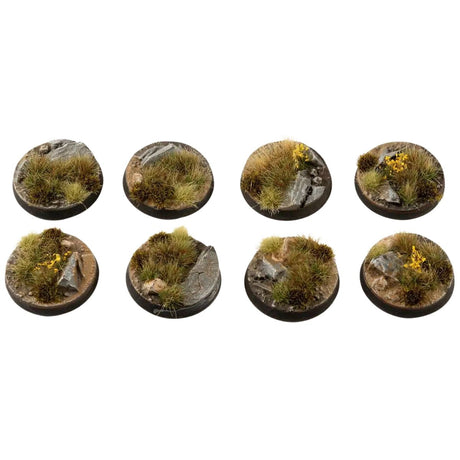 Gamers Grass Highland Bases, Round 28mm (x8)
