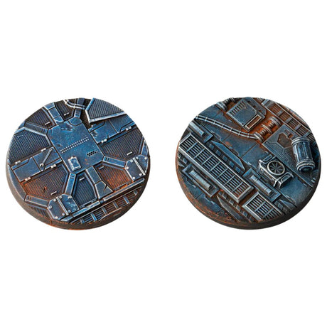 Gamers Grass Spaceship Corridor Bases, Round 60mm (x2)