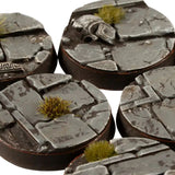 Gamers Grass Temple Bases, Round 28mm (x8)