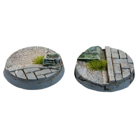 Gamers Grass Urban Warfare Bases, Round 25mm (x10)
