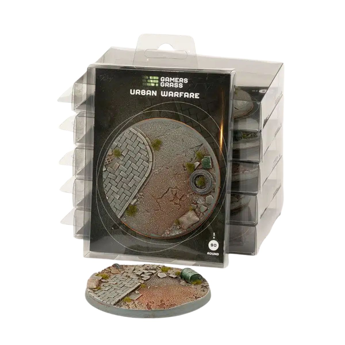 Gamers Grass Urban Warfare Bases, Round 90mm (x1)