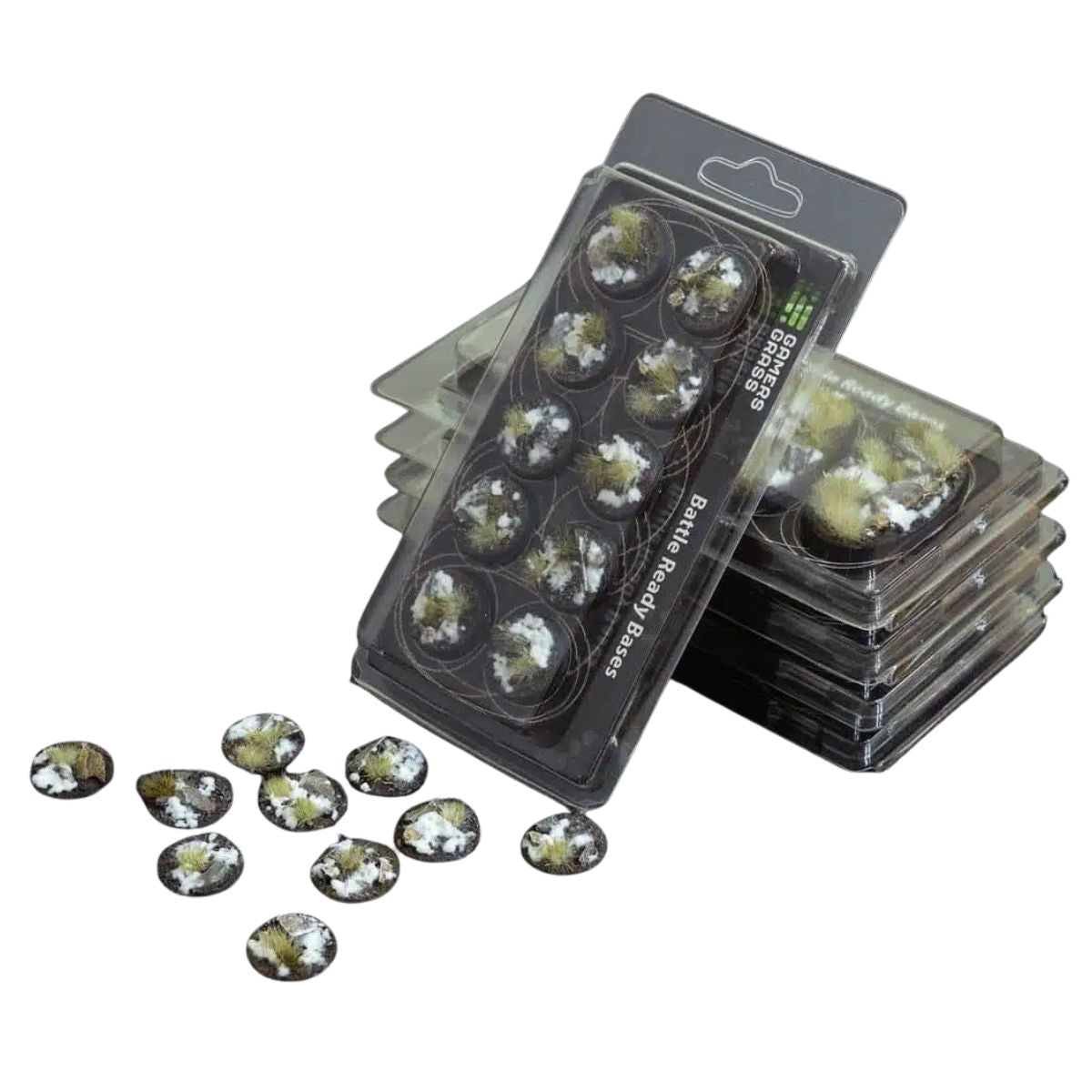Gamers Grass Winter Bases, Round 25mm (x10)