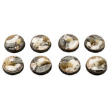 Gamers Grass Winter Bases, Round 28mm (x8)