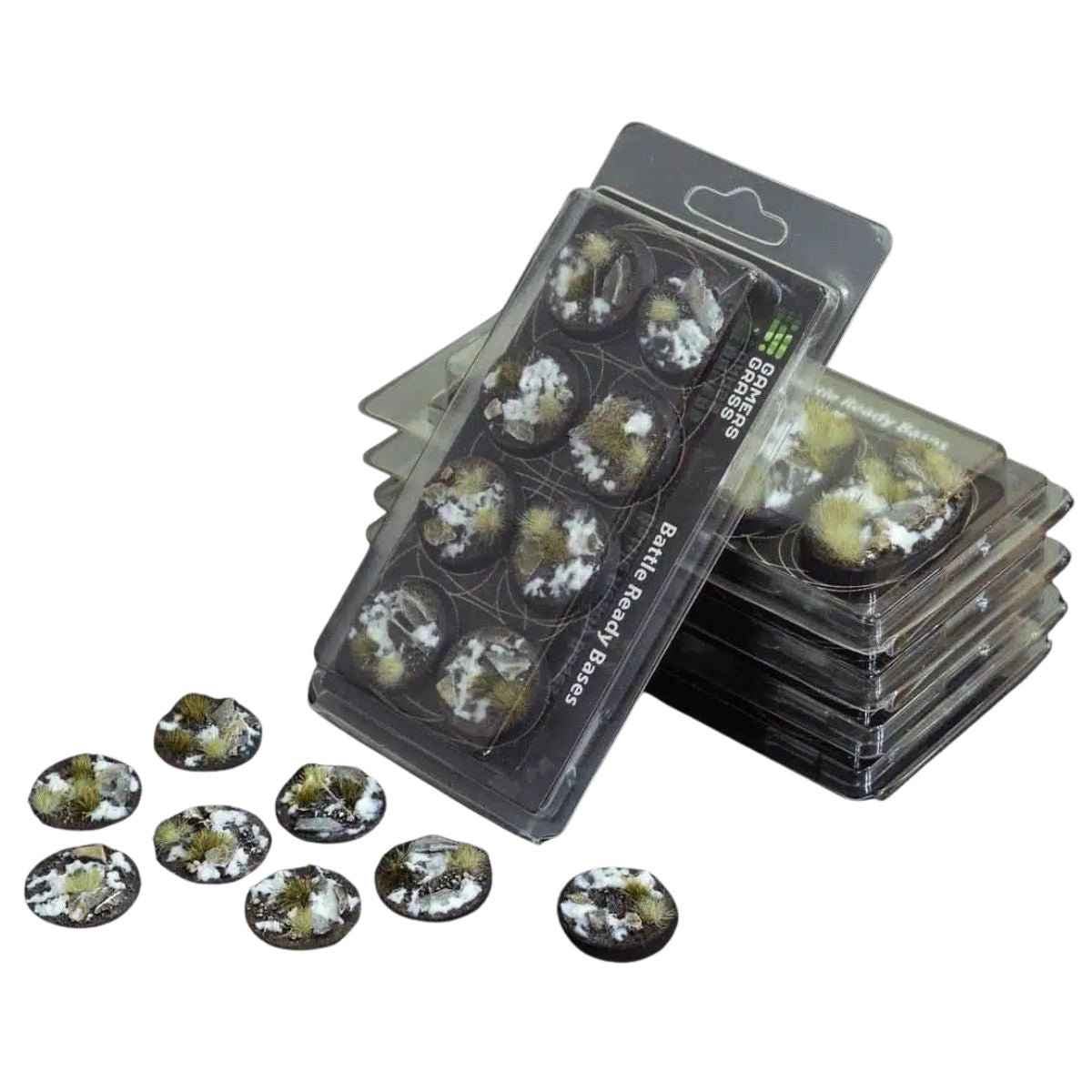 Gamers Grass Winter Bases, Round 32mm (x8)