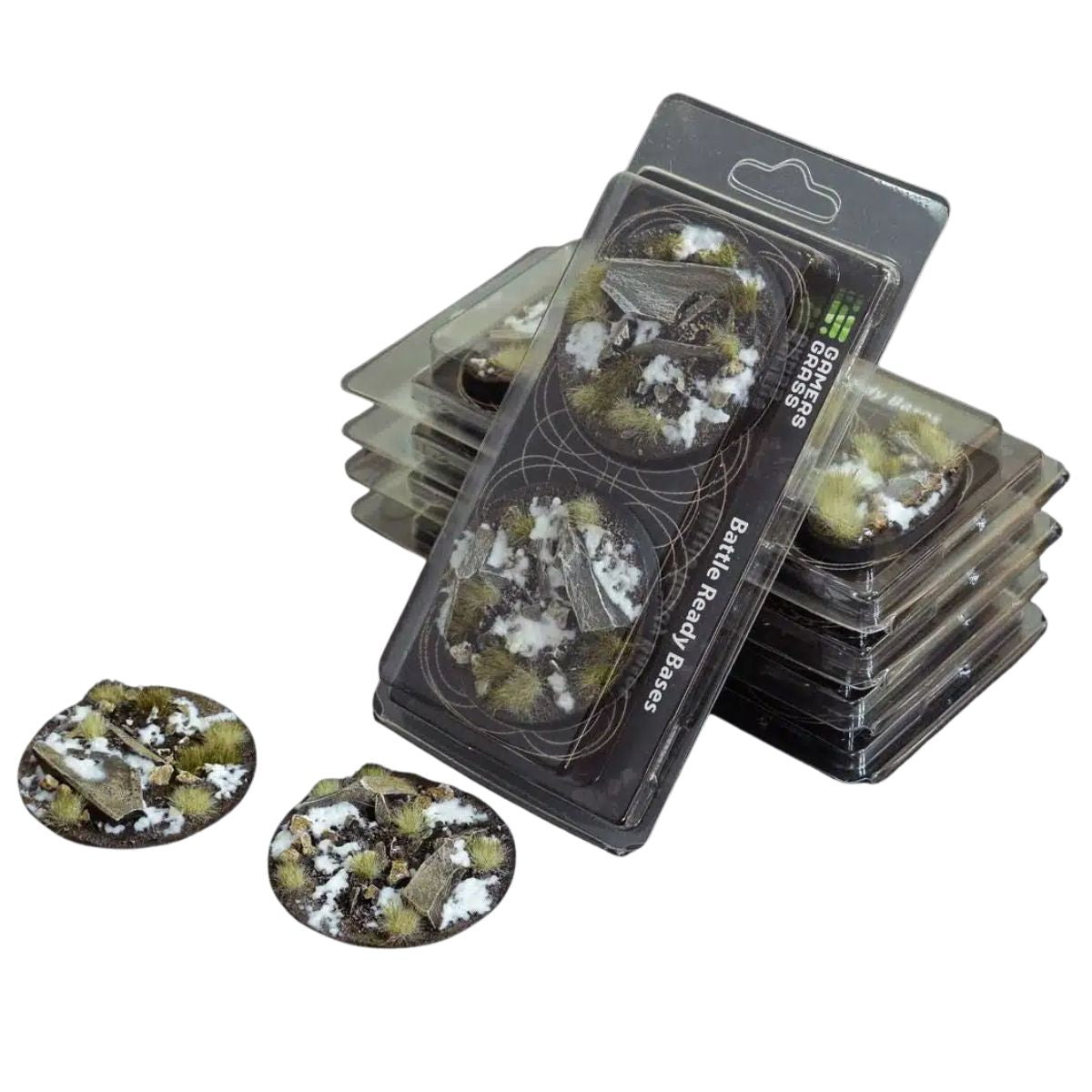 Gamers Grass Winter Bases, Round 60mm (x2)