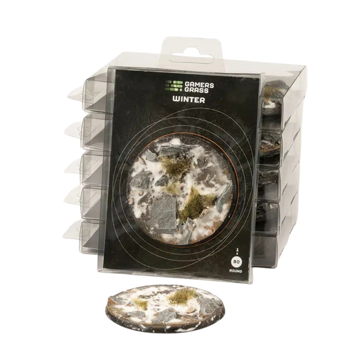 Gamers Grass Winter Bases, Round 80mm (x1)