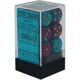 Chessex Gemini W6x12 Purple Teal/Gold