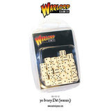 30 Ivory D6 (10mm) Dice