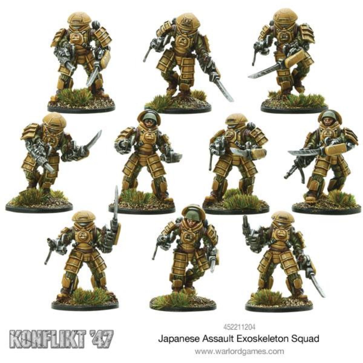 Konflikt'47 Japanese Assault Exoskeleton Squad
