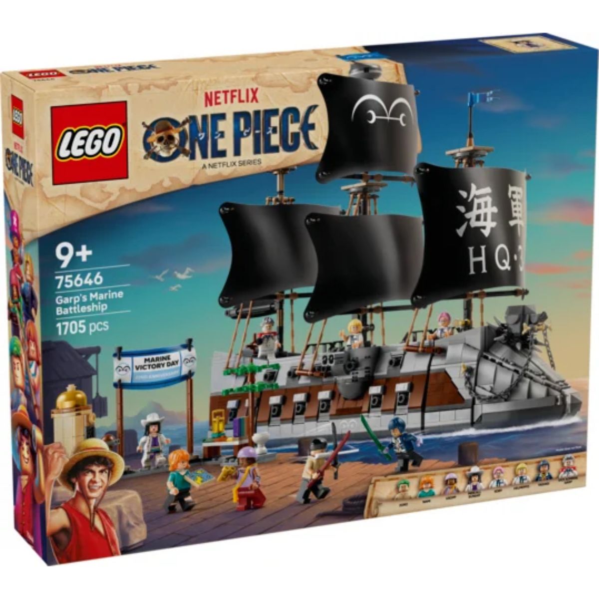 LEGO One Piece Garps Marineschlachtschiff