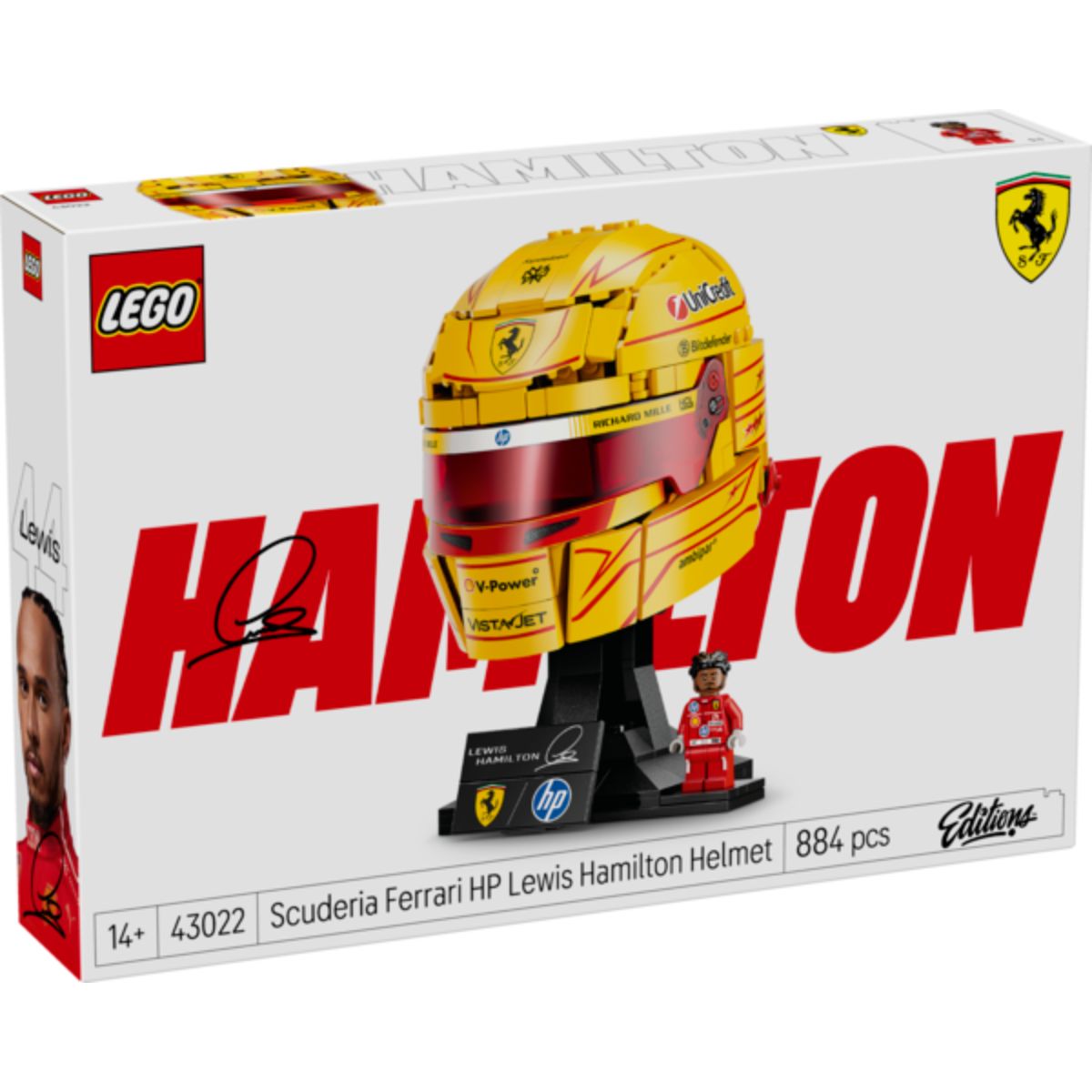 LEGO Scuderia Ferrari HP Lewis Hamilton Helm