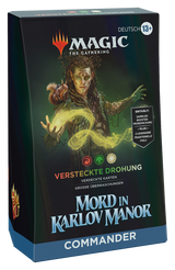 Mord in Karlov Manor Commander Deck - Versteckte Drohung - DE