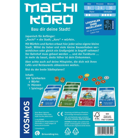Machi Koro Bau dir deine Stadt! *Nominiert Spiel des Jahres 2015*