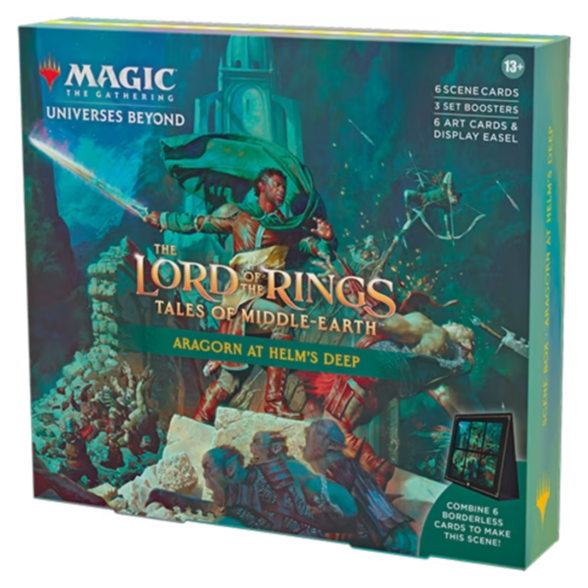 Magic: The Gathering Der Herr der Ringe: Geschichten aus Mittelerde Szenenbox Aragorn at Helm's Deep Englisch