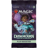Magic: The Gathering Duskmourn Haus des Schreckens Sleeved Play-Booster Deutsch