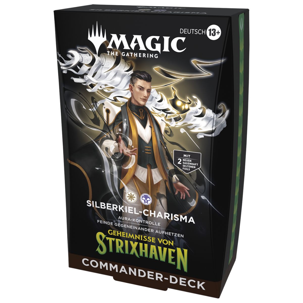 Magic: The Gathering Geheimnisse von Strixhaven Silberkiel-Charisma Commander Deck Deutsch